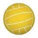 image 2 of SwimTech Water Polo Ball - Yellow/Black - 4
