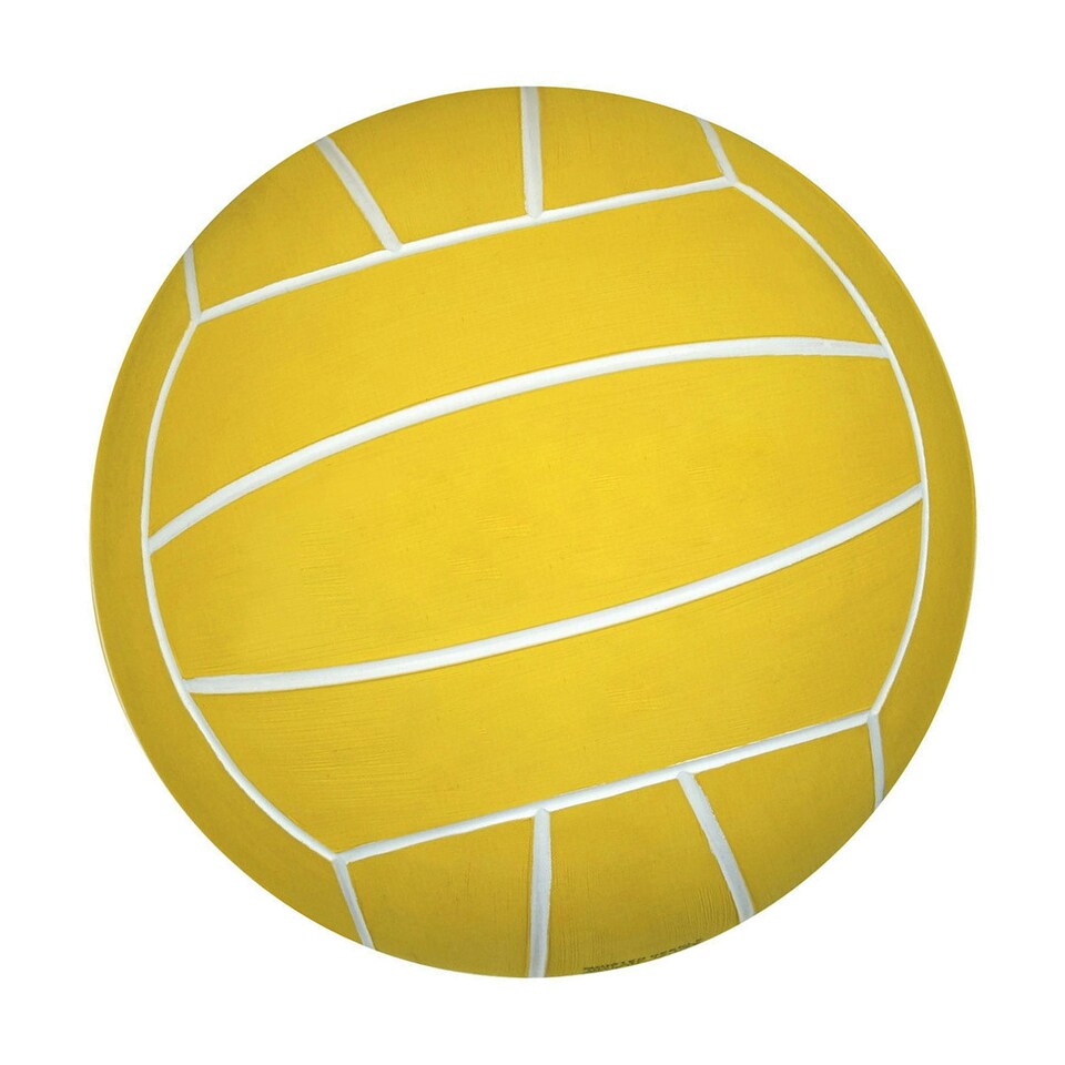 image 1 of SwimTech Water Polo Ball - Yellow/Black - 4