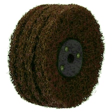 Coarse Abrasive Scotch Mop Rust Paint Removal Polishing Buffing 4" x 4 Row