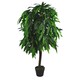 image 1 of Artificial Mango Plant Tree 120cm Tall Green Wood | Green | 4ft