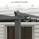 image 6 of Outsunny 3 x 4m Aluminium Pergola with Retractable Roof, Garden Gazebo Canopy