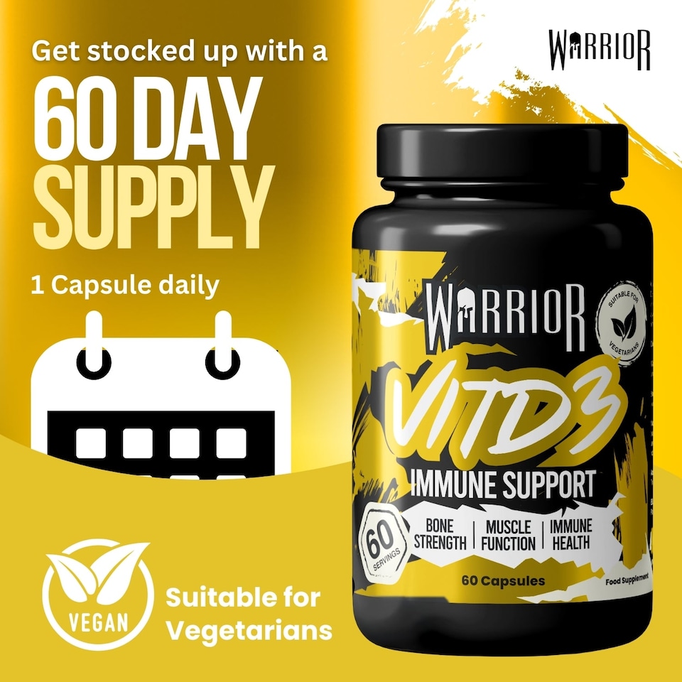 image 1 of Warrior Vitamin D3 - 60 tabs