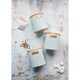 image 5 of KitchenCraft Airtight Tea Coffee Sugar Canister Set Blue