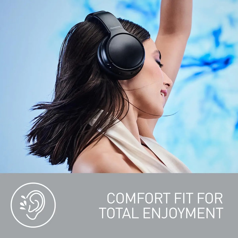 image 1 of Panasonic RB-M600B Wireless Stereo Headphones | Black