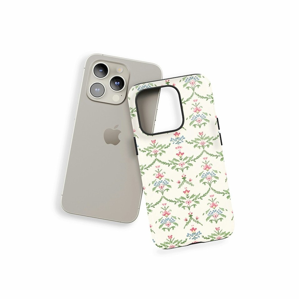image 1 of Vintage Wallpaper Phone Case | Green | iPhone 15 Pro
Tough | iPhone 15 Pro
Tough