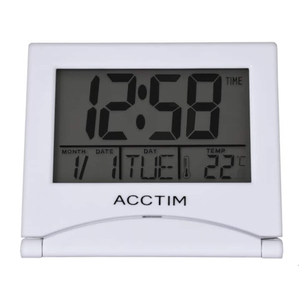 image 1 of Acctim Mini Flip II White Clock