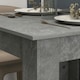 image 8 of HOMCOM Square Dining Table, Kitchen Table with Faux Cement Effect