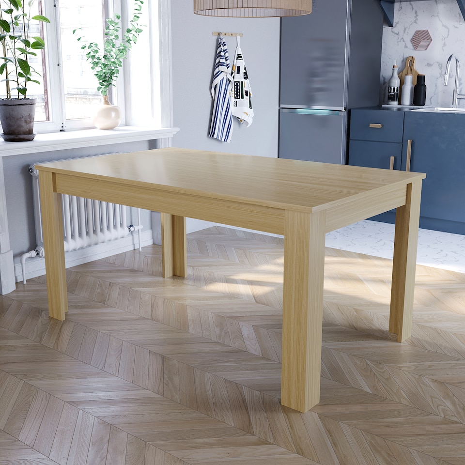 image 1 of Vida Designs Medina 6 Seater Dining Table, Oak