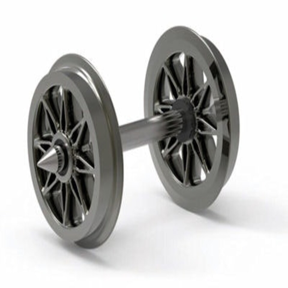 Hornby 12.6mm Split Spoked Wheelsets (10)