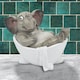 image 2 of 'Bathtime' Elephant in Bath Tub Figurine Novelty Bathroom Decoration