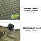 image 4 of Alivio Camping Inflatable Sleeping Pad, Waterproof Inflating Sleeping Mat (Double, Olive Green) Green | Olive Green