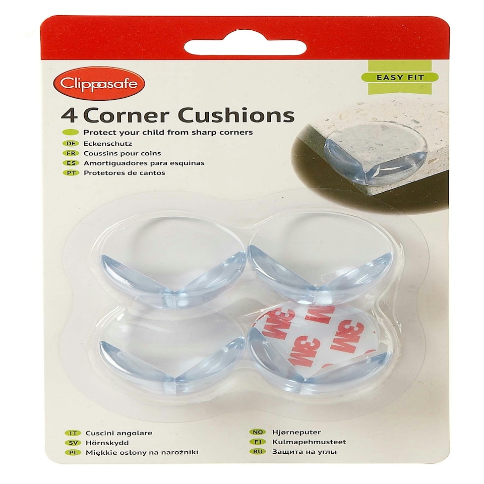 image 1 of Clippasafe Corner Cushions Pack of Four