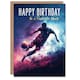 image 1 of Fantastic Football Lover Sport Footy Striker Uncle Birthday Card