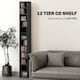 image 9 of HOMCOM 204 CD Storage Tower Tall Bookcase Bookshelf with 12 Cubes