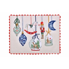 Ulster Weavers Christmas Ornaments Placemat - Cotton - 2 Pack Multi