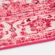 image 4 of OHS Vintage Print Washable Rug Non Slip Floor Carpet Mat - 160 x 230cm | Pink | 160cm x 230cm