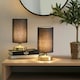 image 1 of ValueLights Francis Gold Touch Table Lamps Navy Shade & Bulb | Gold