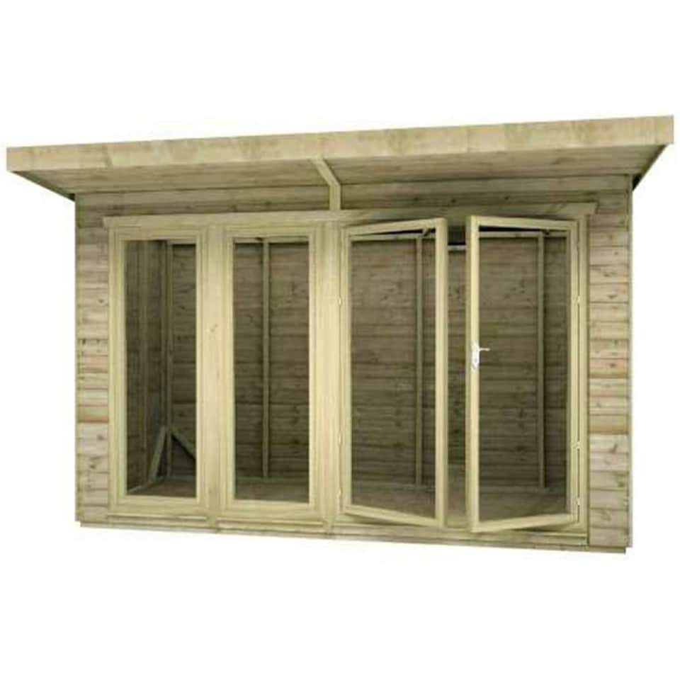image 1 of 12ft x 8ft (3.65m x 2.43m) Wooden Garden Room 16mm Tongue and Groove (16mm Tongue and Groove Floor and Roof) (12 x 8) (12x8)