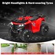 image 7 of COSTWAY Kids Ride-On Car 6V Battery Powered ATV Red
