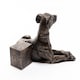 image 3 of Greyhound Plant Pot Feet - Set of 3 - L9.5 x W12 x H7.5 cm Grey