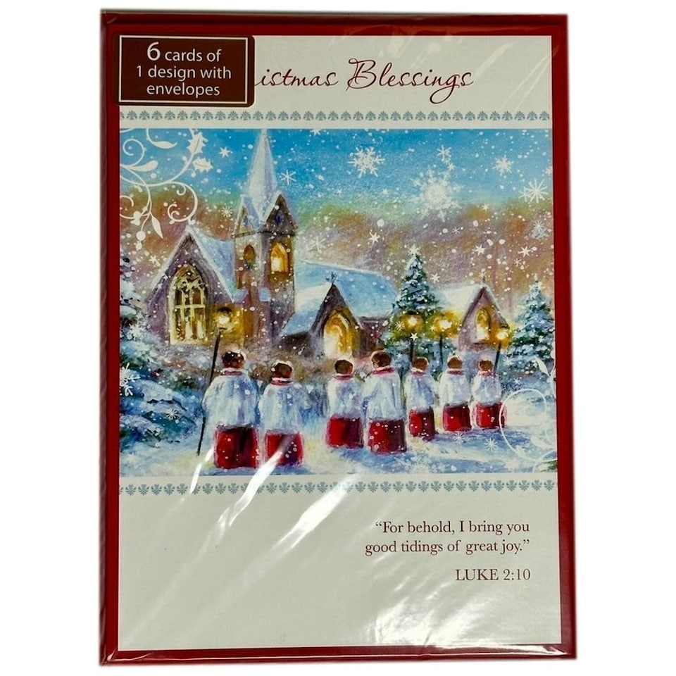 image 1 of Pack of 30 Traditional Festive Designs Christmas Cards