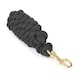 image 3 of Shires Headcollar Lead Rope With Trigger Clip Black | Colour: Black/Purple
Size: One Size