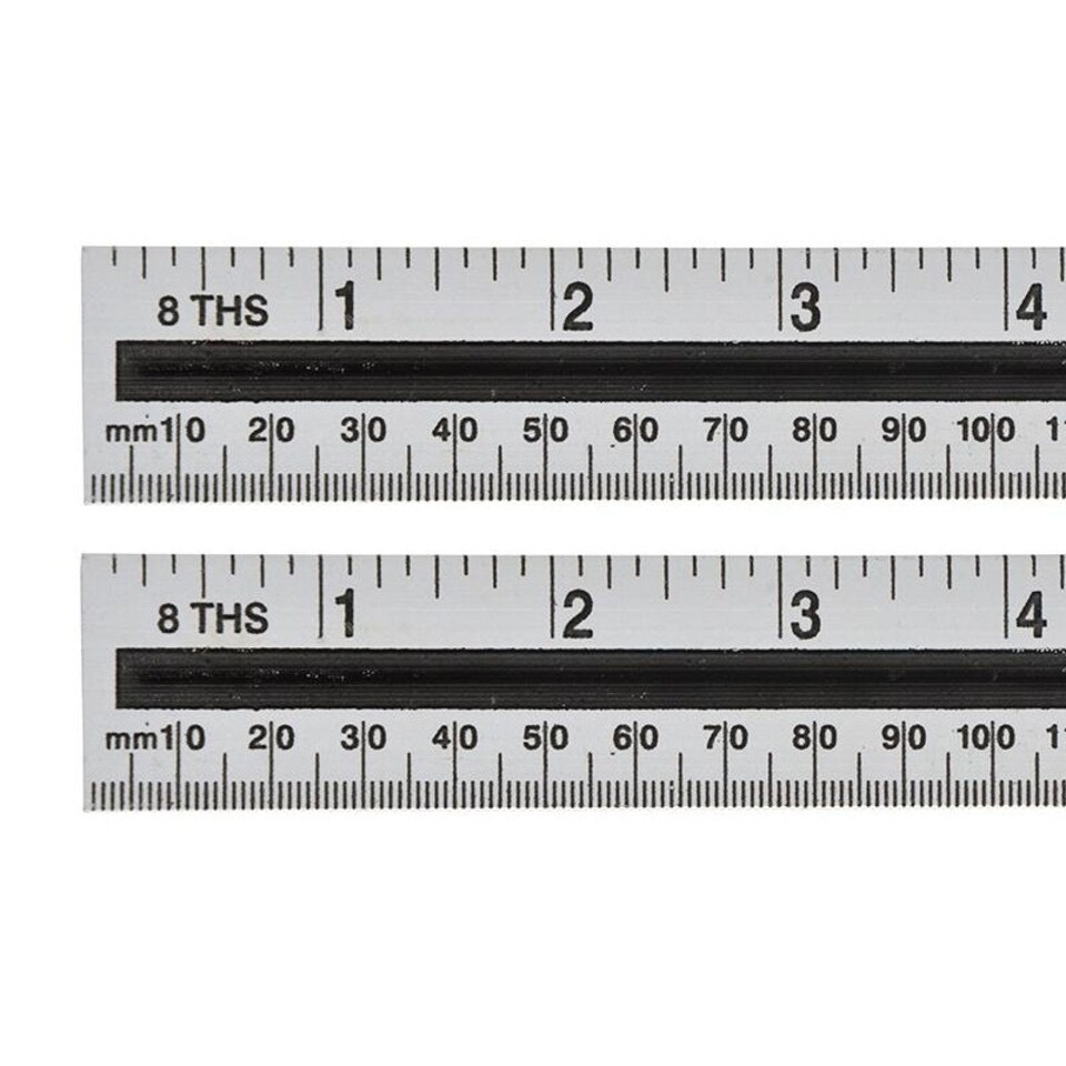 Bluespot Tools Aluminium Ruler - Multi Colour - 300mm (12in)