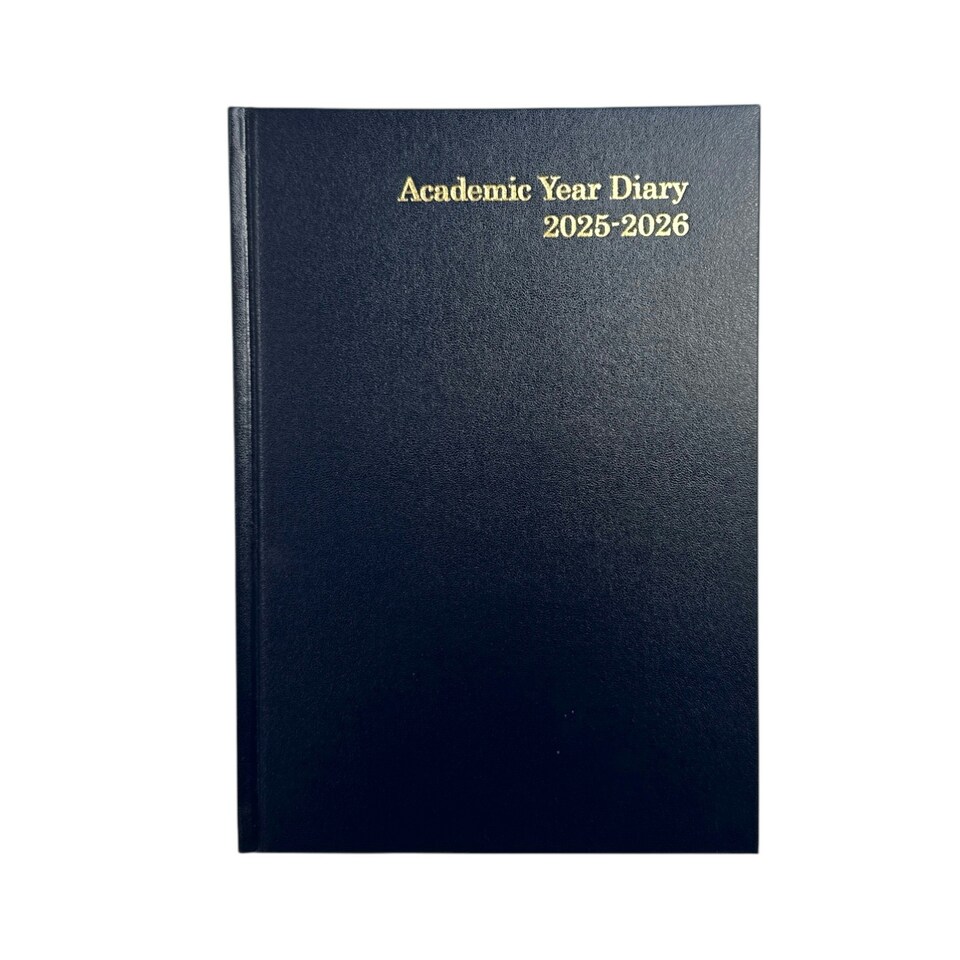 image 1 of Janrax 2025-2026 A5 Day Per Page Blue Academic Diary