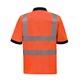image 2 of Yoko Unisex Adult Hi-Vis Safety Short-Sleeved Polo Shirt - Orange - XL
