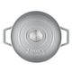 image 4 of Cooks Professional Cast Iron Casserole 20cm | 2.8L Capacity | Enamelled Inside & Out | Graduated Grey