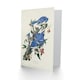 image 2 of John James Audubon Art Card Blue Jay and Trumpet Flowers