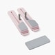 image 3 of Myga Pilates Split Glider Board with Adjustable Handrail - Pink