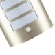 image 5 of Modern Outdoor IP44 Stainless Steel Flush Wall Lamp Fitting with PIR Sensor | Silver | Stainless Steel | 1