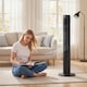 image 2 of HOMCOM Tower Fan with WiFi Control 116 cm | Black | Black | 31.5 x 31.5 x 116 cm