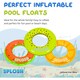 image 6 of Splosh Fruit Swim Rings - Set of 3