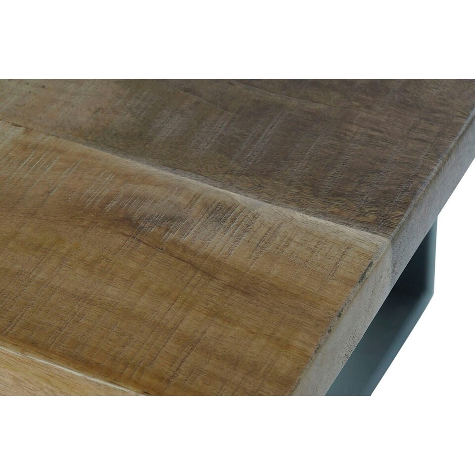 image 1 of Dining Table Home ESPRIT Black Natural Metal Mango wood 200 x 100 x 76 cm N/A