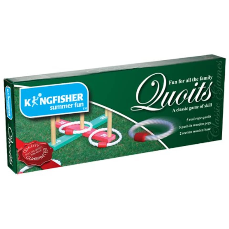 image 1 of Garden Quoits Game Outdoors Fun Toy Kids Adult Grass Patio