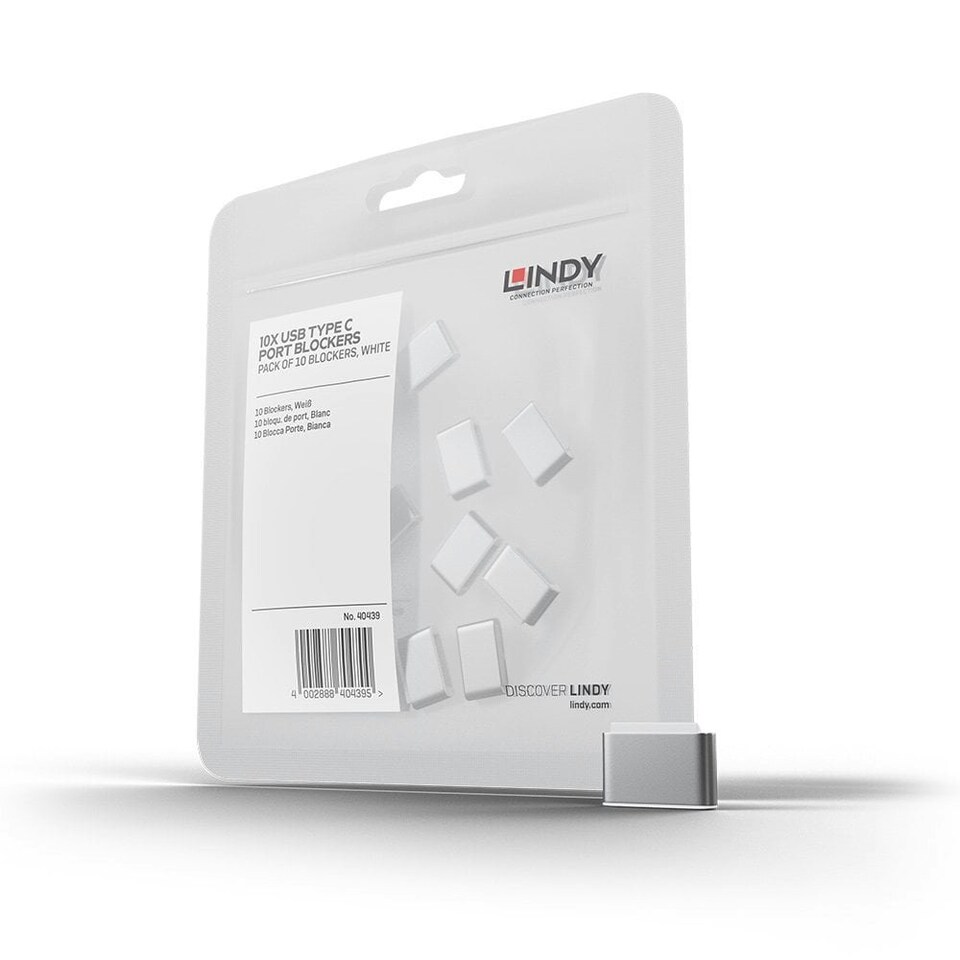 image 1 of USB-C Port Blocker Extra Lock Pack, White (10x Locks)