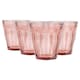 image 1 of Duralex Picardie Glass Tumblers - 250ml - Pink - Pack of 4 | Pink | Pink