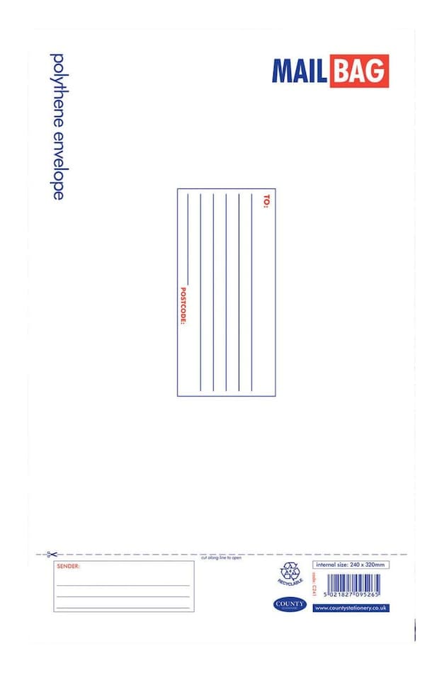 image 1 of County C241 Medium Mail Bag (Pack of 25)