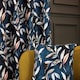 image 4 of Sundour Madrid Curtains Navy Blue | 66x90"