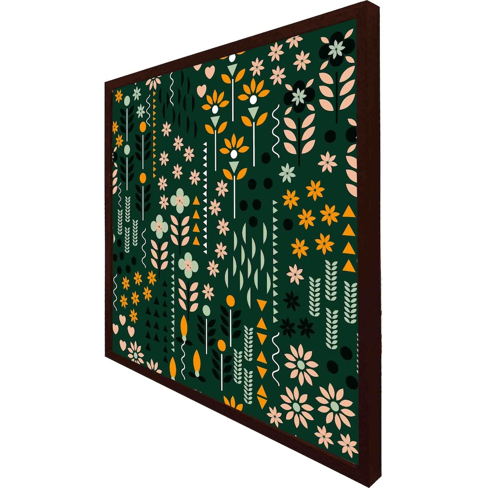 image 1 of Selection of flowers print (Picutre Frame) White | M