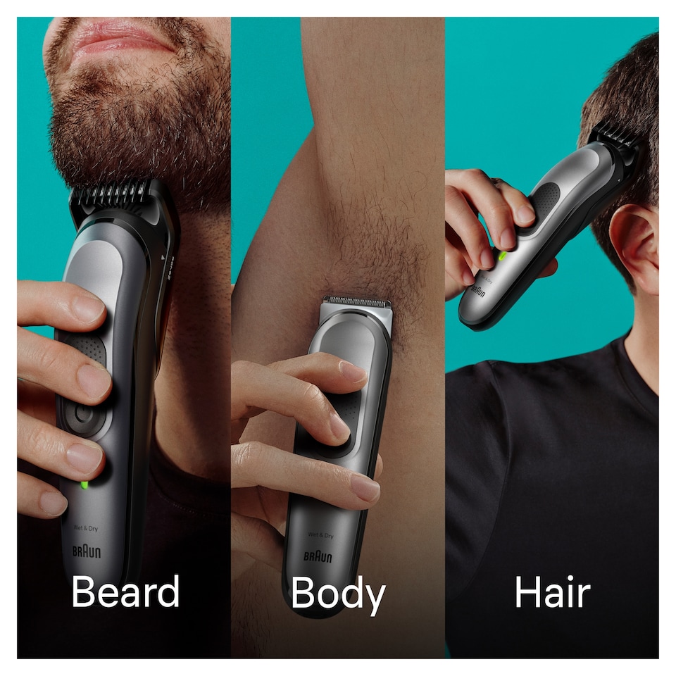 image 1 of Braun All-In-One Style Kit Series 7 MGK7440, 11-in-1 Kit For Beard, Hair, Manscaping & More