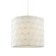 image 1 of Modern Geometric Pendant Lighting Shade with Inner White Cotton Drum Diffuser