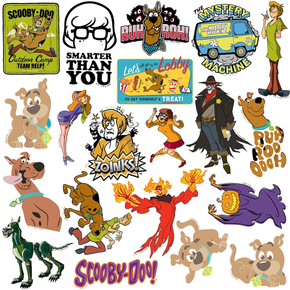 image 1 of Scooby Doo Assorted Designs Stickers (Pack of 100) - Multicoloured - One Size (UTTV19552)