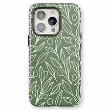 Olive Leaf Phone Case | Green | iPhone 15 Pro Max
Tough | iPhone 15 Pro Max
Tough