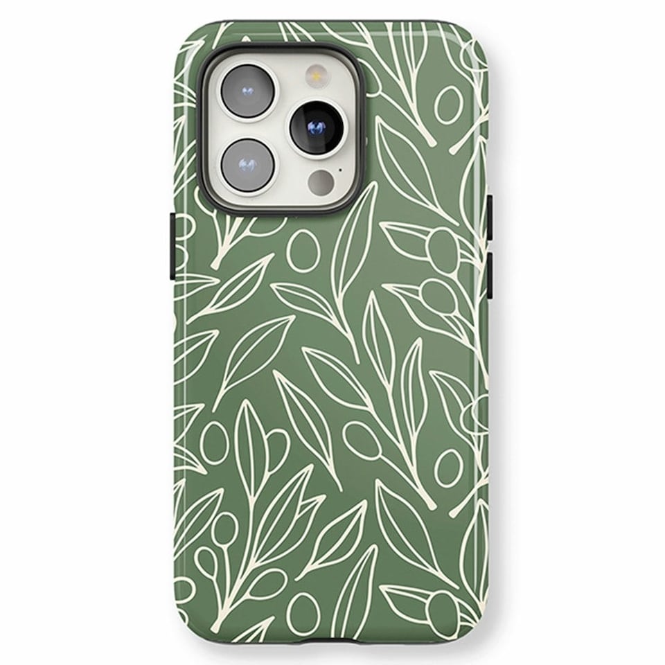 image 1 of Olive Leaf Phone Case | Green | iPhone 15 Pro Max
Tough | iPhone 15 Pro Max
Tough