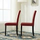 image 3 of MCC Direct Leather Dining Chairs Red