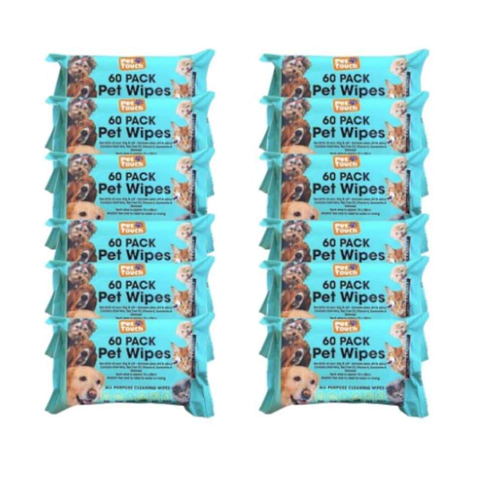 image 1 of Pet Touch Pet Wipes All Purpose 60 Pack