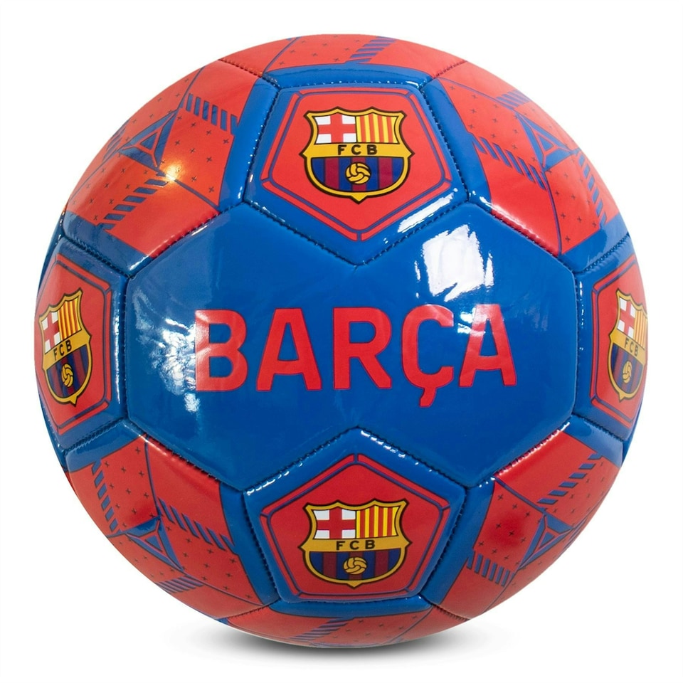 image 1 of Barcelona Size 3 Crest Ball 2022 Blue